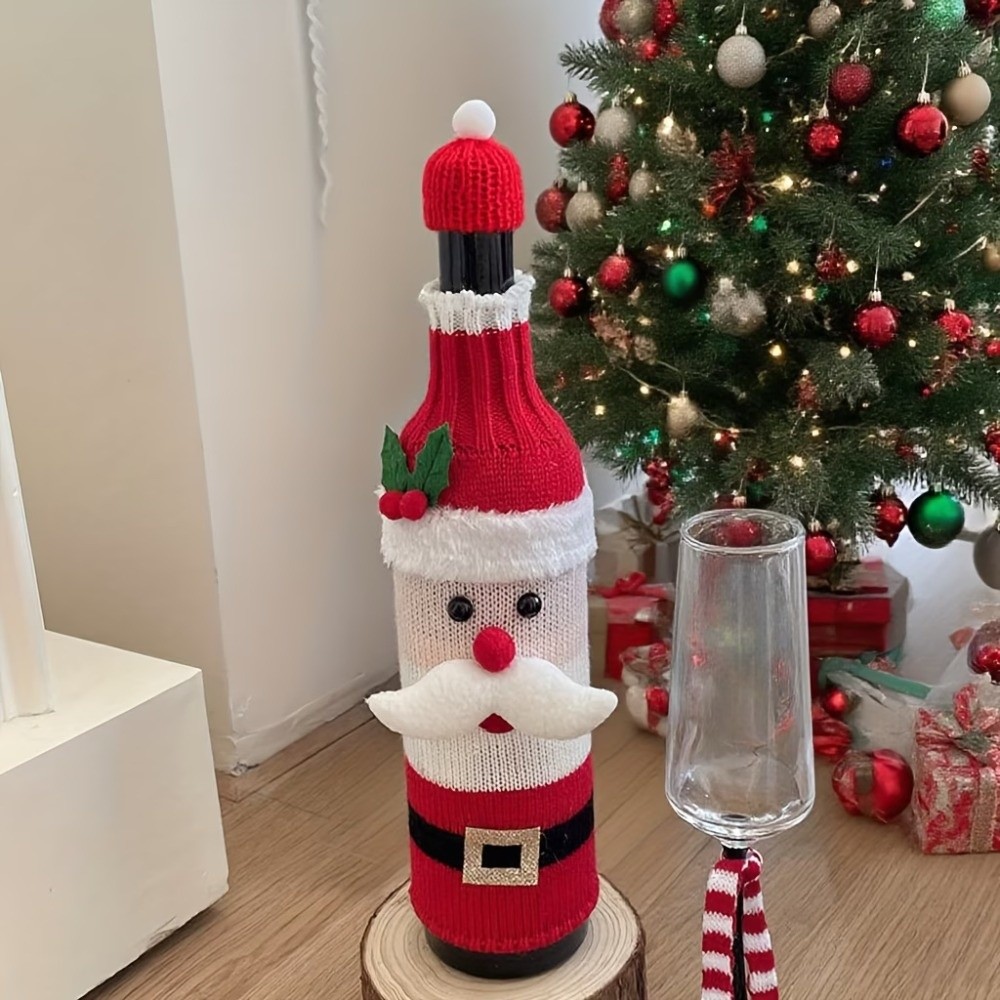 Wine Beer Hat - Funda Tejida para Botella de Vino