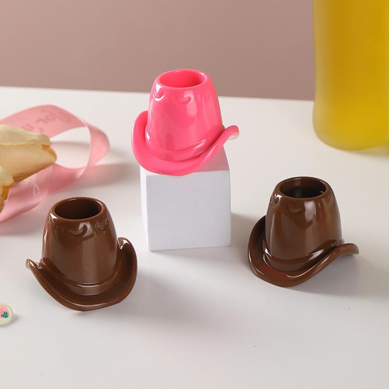 Wine Beer Hat - Copas de vino con forma de