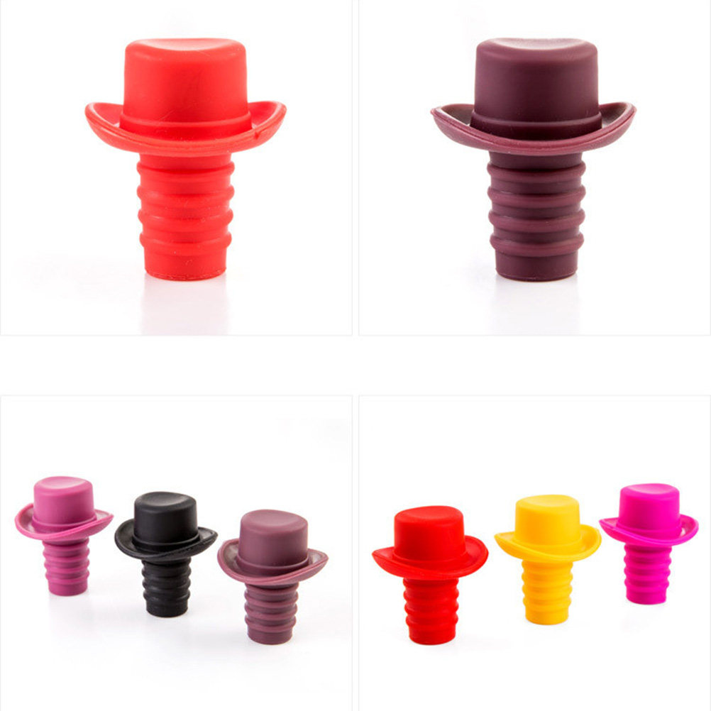 5 tapones de silicona para bot - Wine Beer Hat reseña y precio