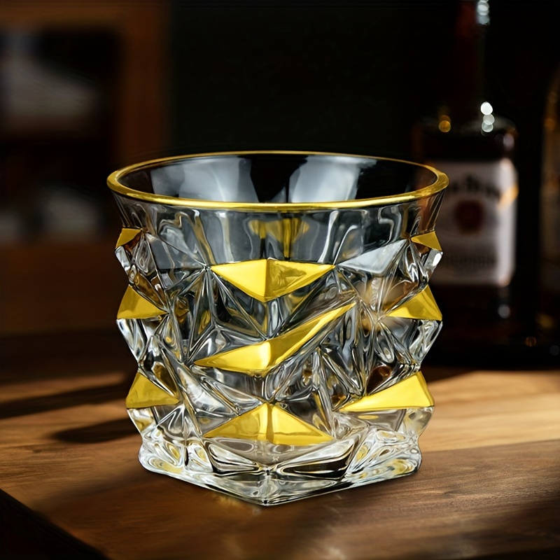 Copa de whisky línea dorada, c - Whisky Beer And Wine reseña y precio